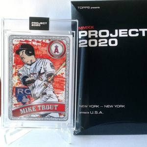 Topps Project 2020 Mike Trout Card #100  /with Box